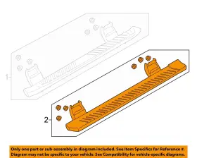 Fl3z16450lc Ford Oem 15-20 F-150 Cab Running Board-running Board