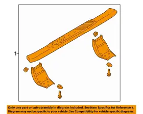 Hc3z16450ab Ford Oem 17-22 F-250 Super Duty Cab Running Board-running Board
