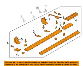 Hc3z16450pa Ford Oem 17-22 F-250 Super Duty Cab Running Board-running Board