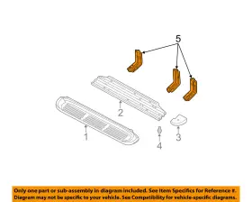 Yc3z-16n470-ba Ford Oem 99-10 F-250 Super Duty Running Board-mount Bracket Yc3z16n470ba