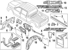 Pc3z-2820023-a Ford Genuine Reinforcement
