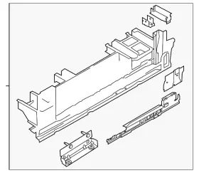 Sk4z-6120041-b Ford Genuine Step Body Side