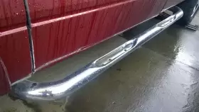 122.fd8505 Ford Truck Chrome Driver Left Running Board Fits 2005 F150 Oem