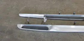 122.fd8i18 Ford Truck 18 Transit 150 Exlporer Limited Running Board Set Pair Silver #3