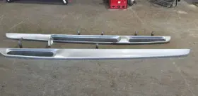 122.fd8i18 Ford Truck 18 Transit 150 Exlporer Limited Running Board Set Pair Silver