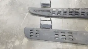 122.fd8t17 Ford Truck 17 F150 Raptor Oem Running Board Set Pair Fixed Black Crew Cab #2