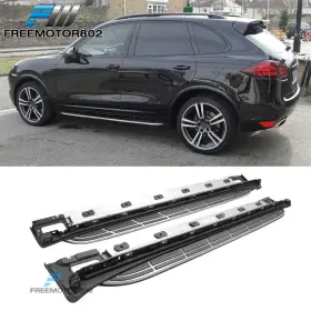 Fz-5-rb-pscay11 Freemotor802 Fits 11-18 Porsche Cayenne Oe Style Running Board Side Step Nerf Bar Aluminum