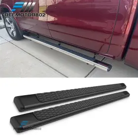 Fz-5-ssb-dl-dr19cc-bk Freemotor802 Fits 19-25 Ram 1500 Crew Cab Oe Style 4.5in Black Running Board Side Step Bar