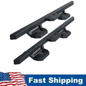 0izdfmiw Garvee Pau For 19-24 Chevy Silverado/sierra 1500 Crew Cab Running Board Nerf Bar Side Step