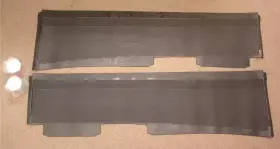 48-16450 Gearhead 48-16450/1 1935-36 Ford Car Rubber Running Board Covers Street Rod Pair Model 48 68 Return