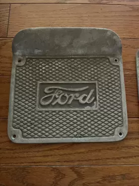 A-16400-bs Gearhead 1930 Ford Model A Aluminum Step Plates W Logo Hardware #2