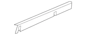 15929677 Gm Genuine Passenger Side Assist Step Finish Cover