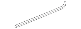 22922427 Gm Genuine Bright Chrome Passenger Side Assist Step Insert