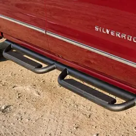 23194635 Gm New Oem Off Road Black Side Step Bars Silverado Sierra Crewcab 14-18