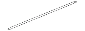 23204898 Gm Genuine Side Door Lower Auxiliary Weatherstrip