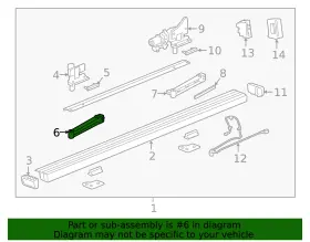 23321127 Gm Genuine Passenger Side Assist Step Front Extension #3
