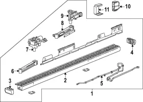 84115922 Gm Genuine Passenger Side Assist Step Switch