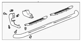 84208375 Gm Genuine Running Board Step