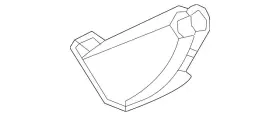 84543165 Gm Genuine Passenger Side Assist Step Front Finish Cap