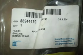 88944470 Gm Genuine Pad Trailblazer Envoy #2
