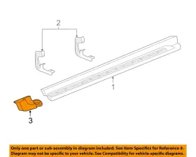15291810 Gm Oem Running Board Step-front Extension Right
