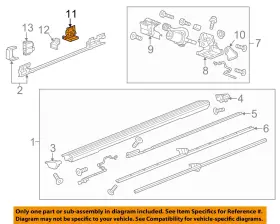 22935839 Gm Oem Running Board Step-rear Bracket Right