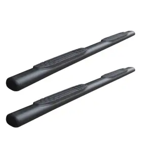 10480t Go Rhino 4in X 80in Black Oval Side Bar Steps Fits 2004-2024 Ford F150