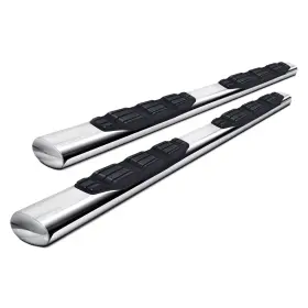 105404687ps Go Rhino For Chevy Silverado 3500 Hd 15-19 Side Steps 5 Inch 1000 Series Cab Length Polished