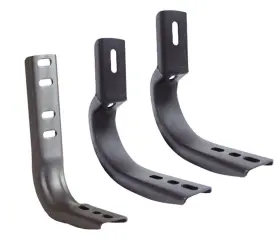 6841805 Go Rhino Oe Xtreme Brackets Mild Steel Textured Black Fits 199