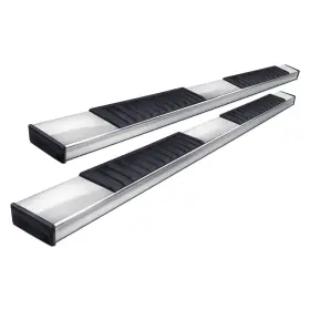 6862435187ps Go Rhino For Nissan Titan 04-17 6 Inch Xtreme Ii Cab Length Polished Rectangular Side Steps