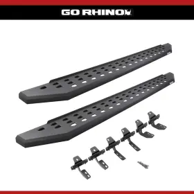 69443687pc Go Rhino Rb20 Textured Black Running Boards For 2022-2026 Toyota Tundra Crewmax 69443687pc Go Rhino Rb20 Textured Black Running Boards For 2022-2026 Toyota Tundra Crewmax