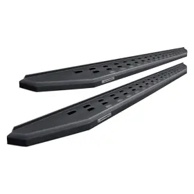 69450673pc Go Rhino For Jeep Wrangler 2018-2024 7.5 Inch Rb20 Black Running Boards
