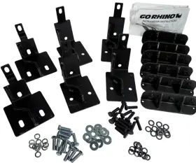 D60368tk Go Rhino D1/d2/d6/dss/dt Side Steps Mounting Brackets For 2019-24 Ford Ranger Crew Cab