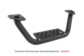 D64049t Go Rhino 19-20 Chevy 1500 Dominator Extreme D6 Sidesteps Complete Kit With Sidestep