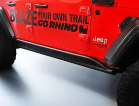 Fs4506t Go Rhino 18-20 For Jeep Wrangler Jlu Jl Frame Mount Sliders