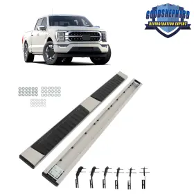 Gp913787dh Goodshepherd18 6inch Running Boards Side Steps Nerf Bars For 2015-2023 Ford F150 Super Crew Cab