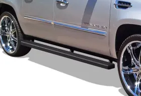 Superseded-ib-c4271b Grill4you Superseded Running Boards 4 Inch Matte Black Fit 02-13 Cadillac Escalade Ext