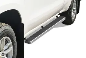 Superseded-ib-c4295a Grill4you Superseded Running Boards 4 Inch Silver Fit 19-25 Silverado Sierra Double Cab