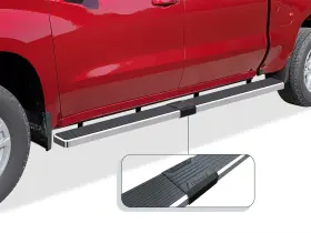Superseded-ib-cs171sa Grill4you Superseded W2w Running Boards 6 Inch Fit 19-25 Silverado Sierra Crew Cab 5.5ft Bed