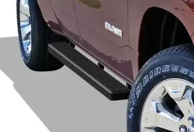 Superseded-ib-d4159b Grill4you Superseded Running Boards 4 Inch Matte Black Fit 19-25 Dodge Ram 1500 Quad Cab