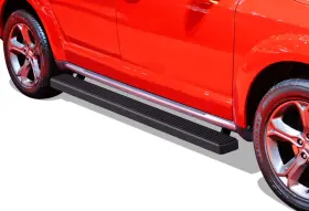 Superseded-ib-d4206b Grill4you Superseded Running Boards 4 Inch Matte Black Fit 09-20 Dodge Journey