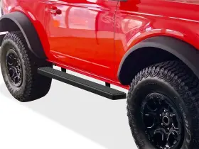 Superseded-ib-f4312b Grill4you Superseded Running Boards 4 Inch Matte Black Fit 21-25 Ford Bronco Suv 2-door