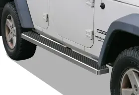 Superseded-ib-j5107a Grill4you Superseded Running Boards 5 Inch Silver Fit 07-18 Jeep Wrangler Jk 4dr