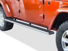 Superseded-ib-j6107a Grill4you Superseded Running Boards 6 Inch Silver Fit 07-18 Jeep Wrangler Jk 4dr