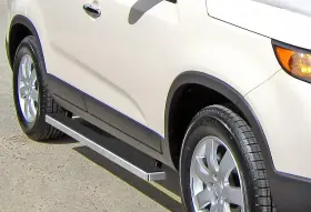 Superseded-ib-k4272a Grill4you Superseded Running Boards 4 Inch Silver Fit 11-13 Kia Sorento