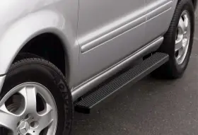 Superseded-ib-z4063b Grill4you Superseded Running Boards 4 Inch Matte Black Fit 98-05 Mercedes-benz Ml-class Suv