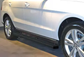 Superseded-ib-z5351b Grill4you Superseded Running Boards 5 Inch Matte Black Fit 12-14 Mercedes-benz Ml-class Suv