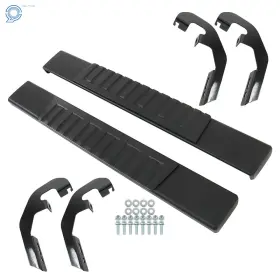 Hp88470 Happy19star For Silverado Regular Cab 19-2024 6 Inch Running Board Nerf Bar Side Step Black
