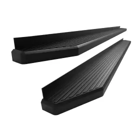 Hdr-ib37r9904 Hd Ridez Flat Running Board 6 Inch Black Fit 01-03 Ford F150 F250ld Supercrew Cab