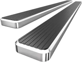 Hdr-ib4768751 Hd Ridez Running Board Side Step Bars 6 Inch Silver Compatible With Honda Ridgeline 2006-2014